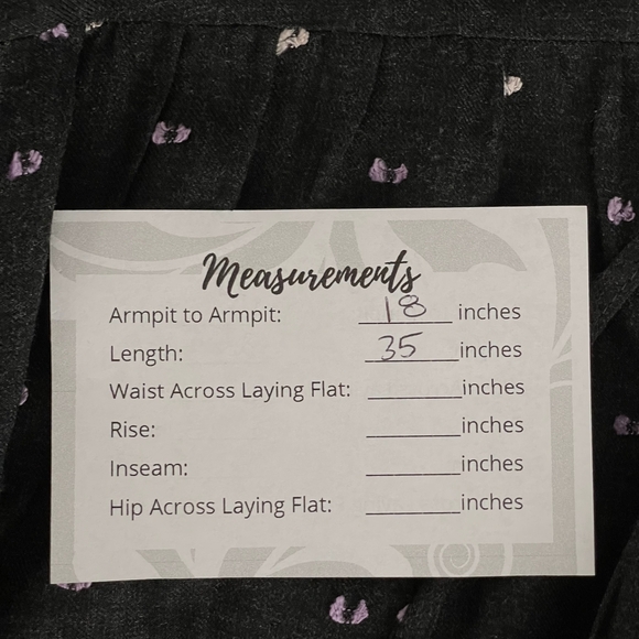 2/$30 ZARA Ditsy Embroidered Babydoll Popover Dress Small Gray Long Sleeve #7028 - Picture 15 of 16